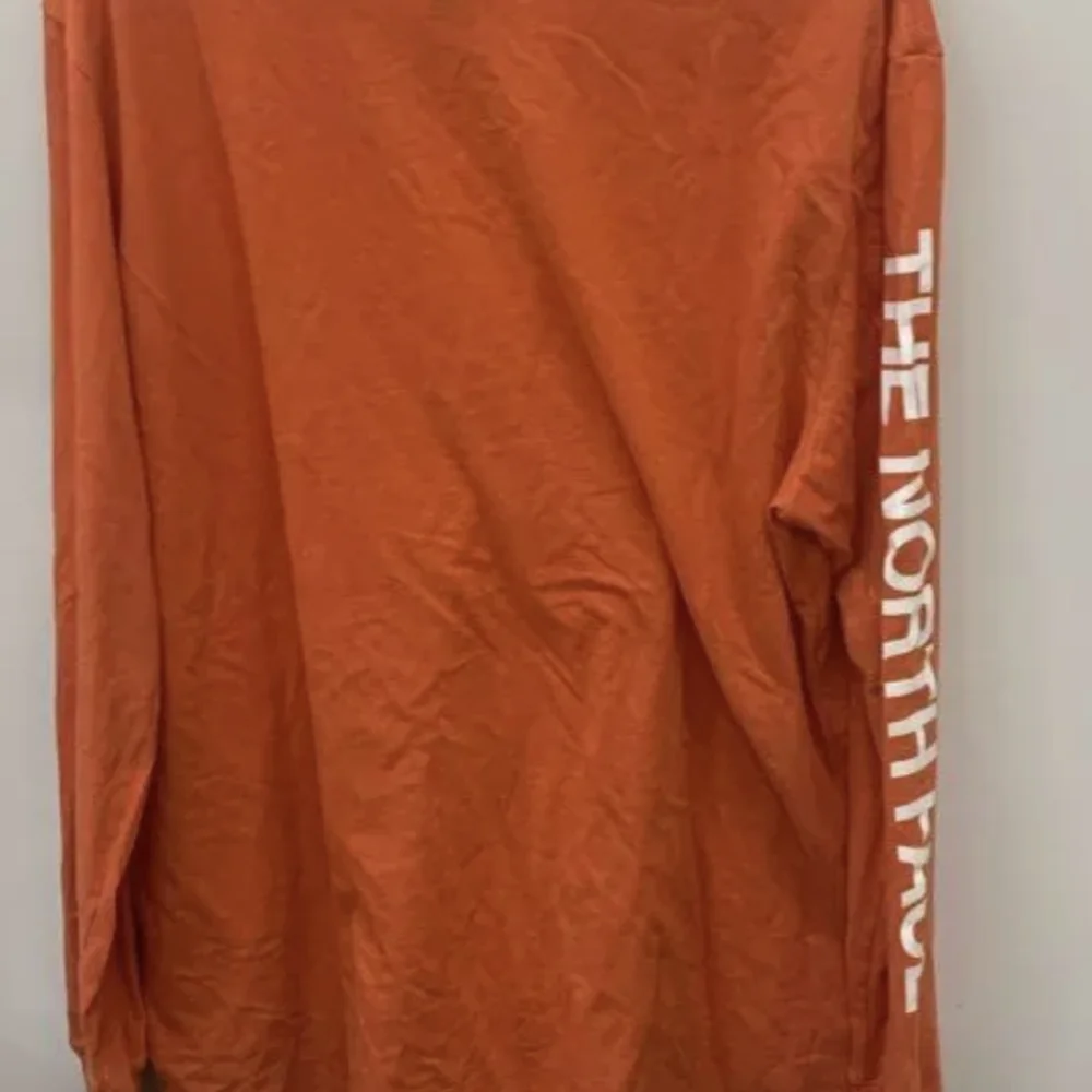 The North Face Long-Sleeve Hit Graphic Orange T-Shirt Men's Size XL MSRP $45